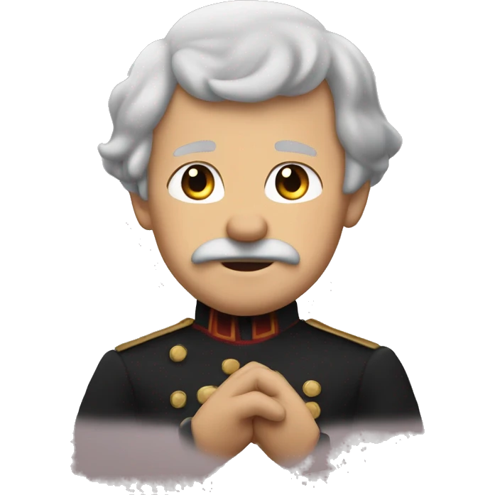 bismarck making heart with his hands emoji