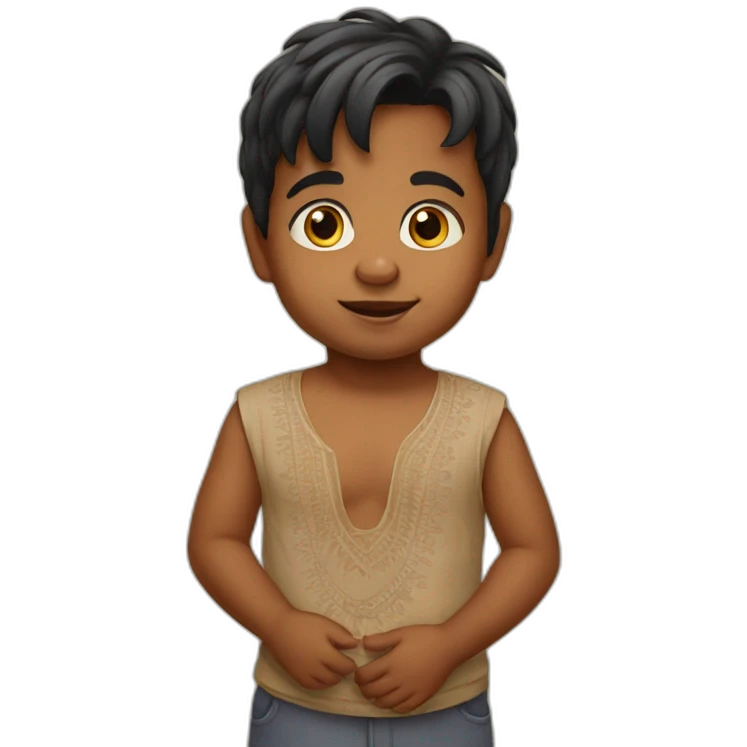 Indian toddler emoji