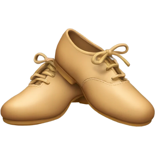 Tan jazz shoes emoji