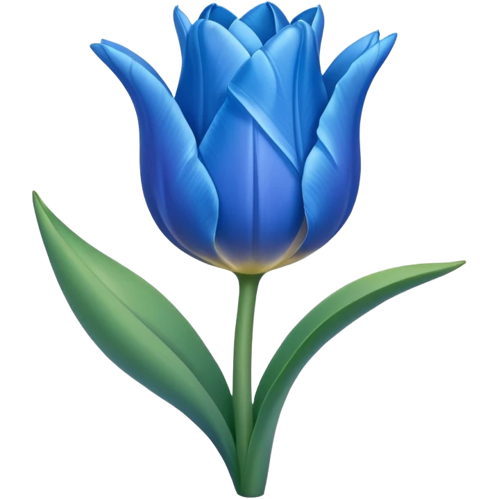 tulipan celeste emoji