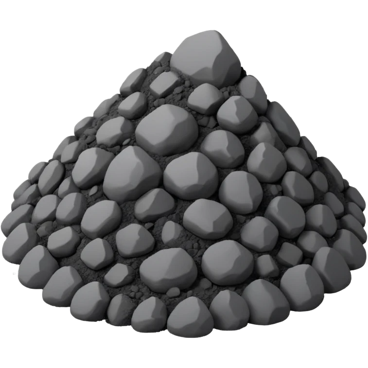 a pile of ashes emoji