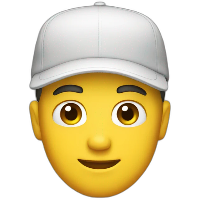Casquette emoji