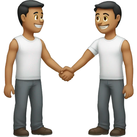 couple handshake emoji