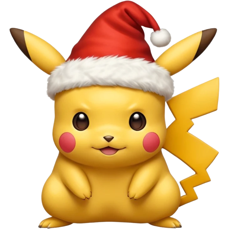 Pikachu de natal emoji