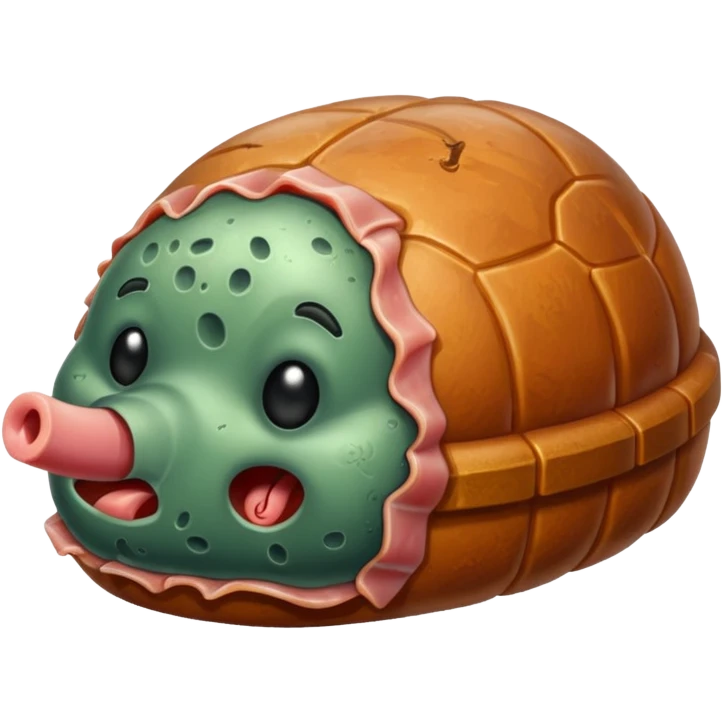 rotting ham emoji