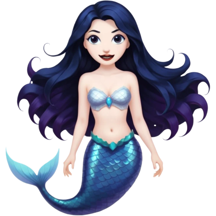 🖤🧛‍♀️🧜‍♀️ emoji