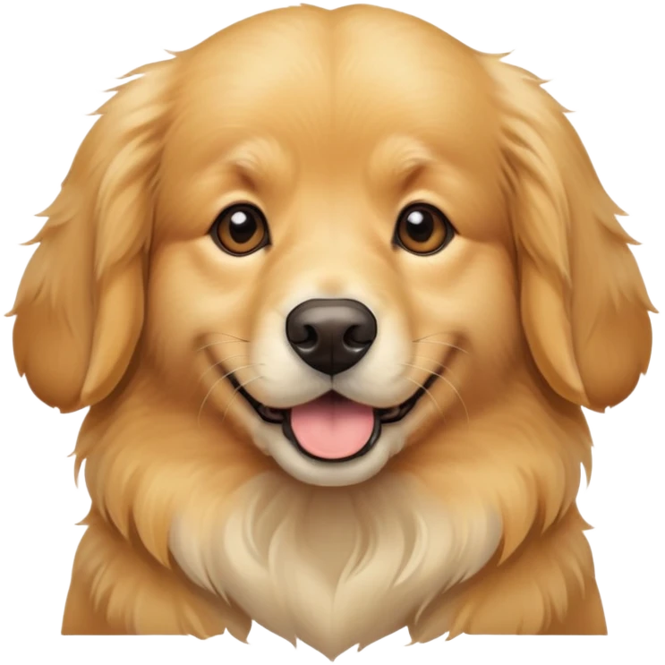 cute friendly dog emoji