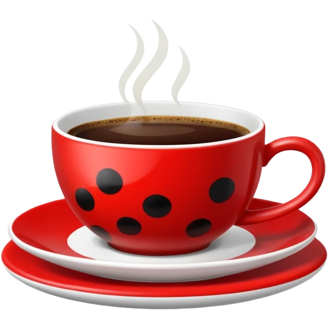 coccinelle dans un café emoji