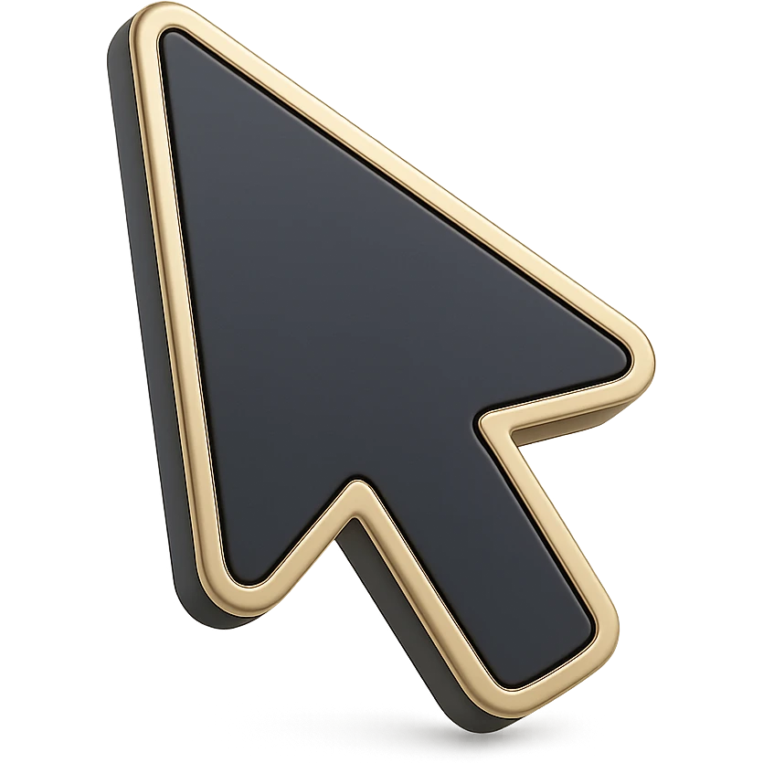 a computer mouse cursor emoji