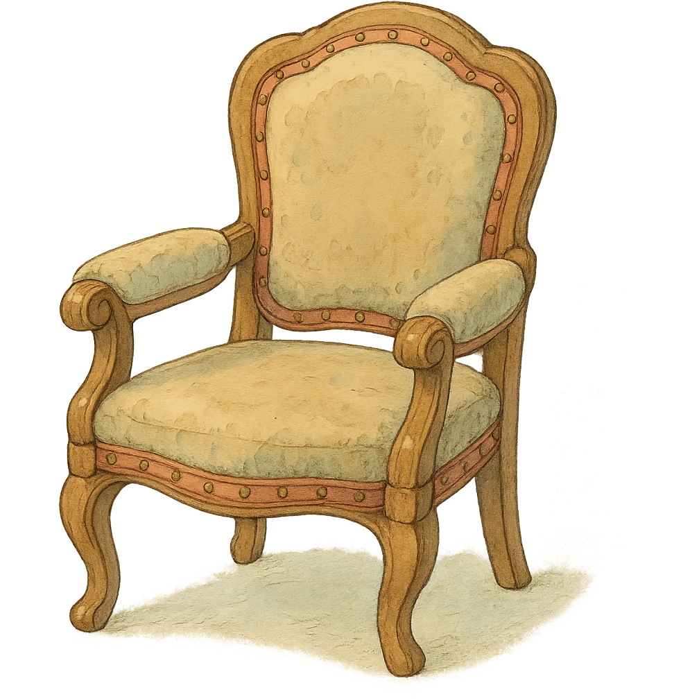 chair in ghibli style emoji