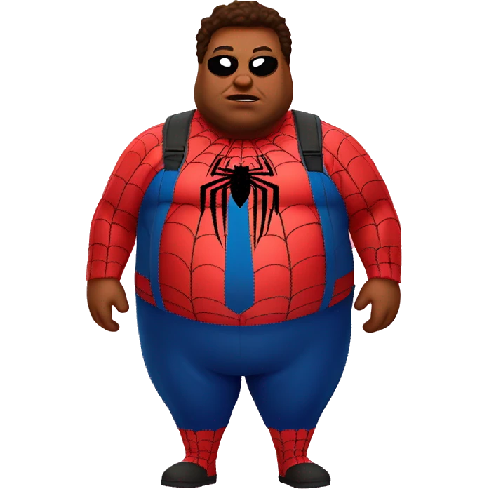 spiderman fat emoji