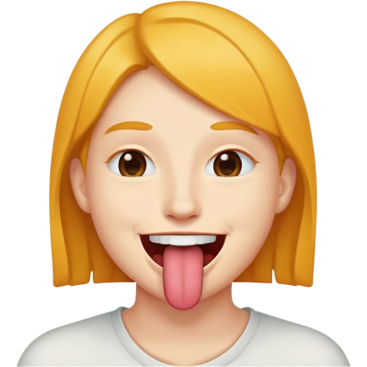 😛 but closed mouth sticking tounge out emoji
