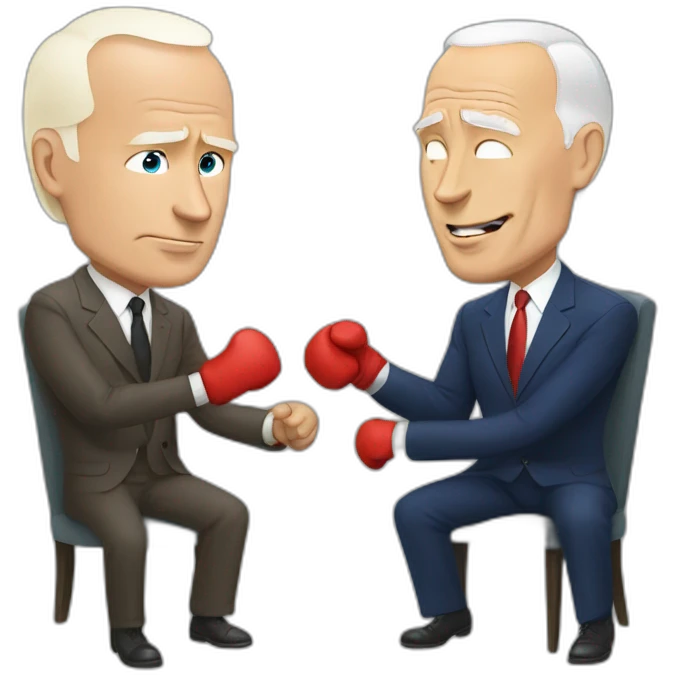 Putin vs Biden emoji