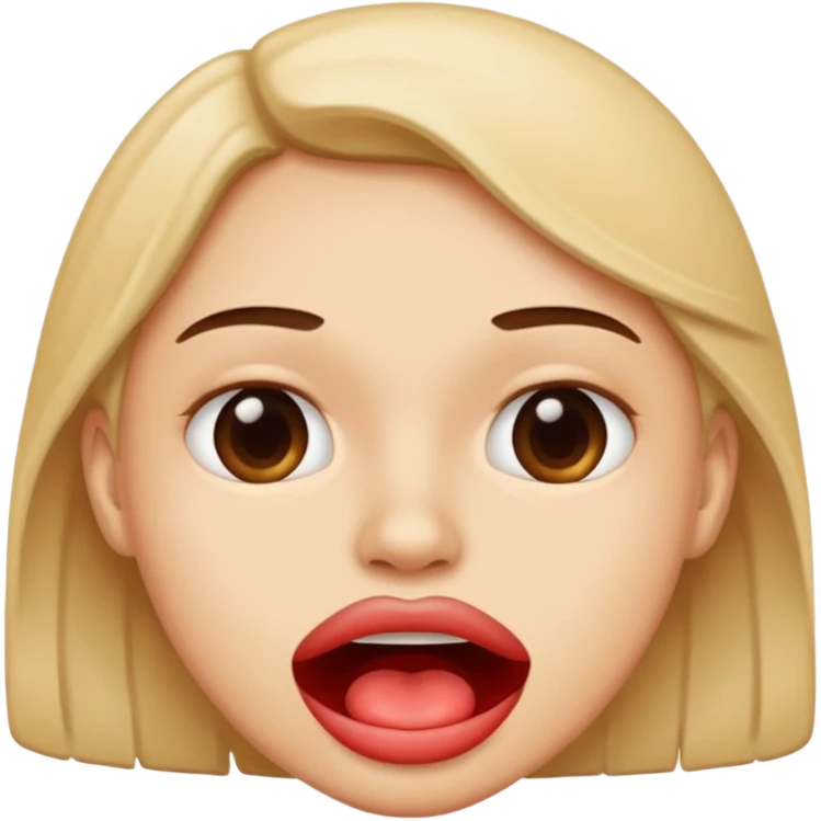 Biting lip emoji emoji