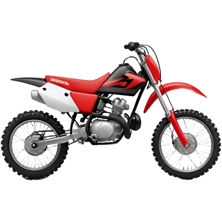 honda 125 dirt bike side view emoji