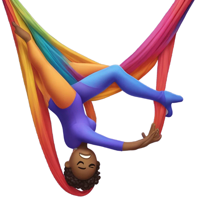 aerial silk trick emoji