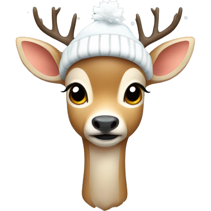 winter new year deer emoji