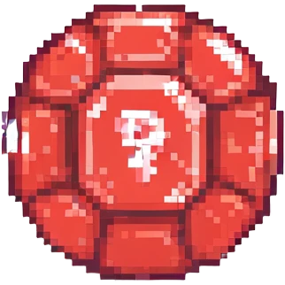 Legend of Zelda classic red rupee emoji