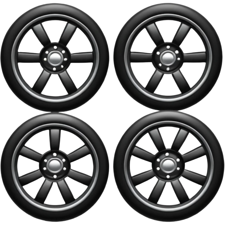 only wheels from the chassis emoji
