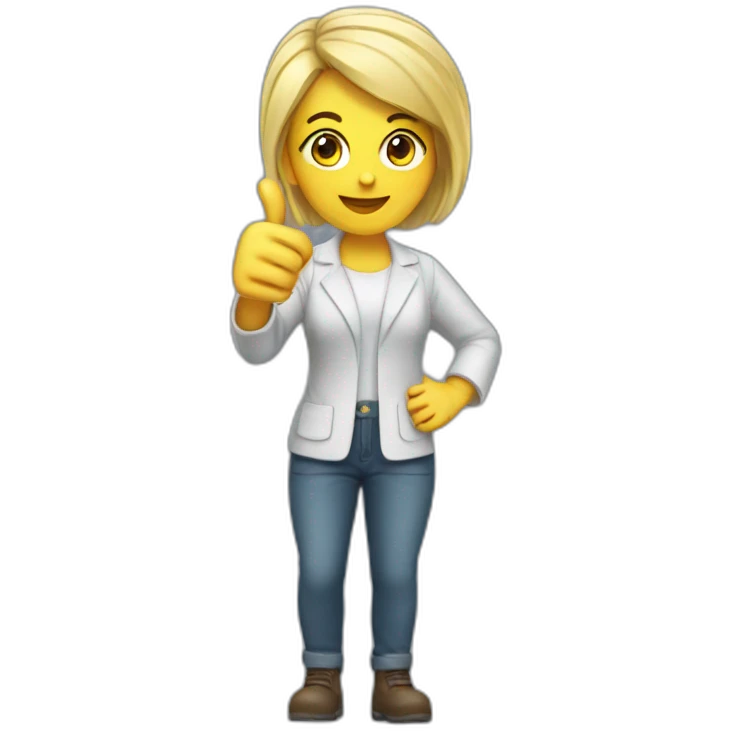 programmer girl thumbs up emoji