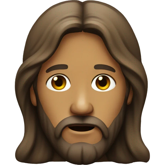Jesus looking  emoji