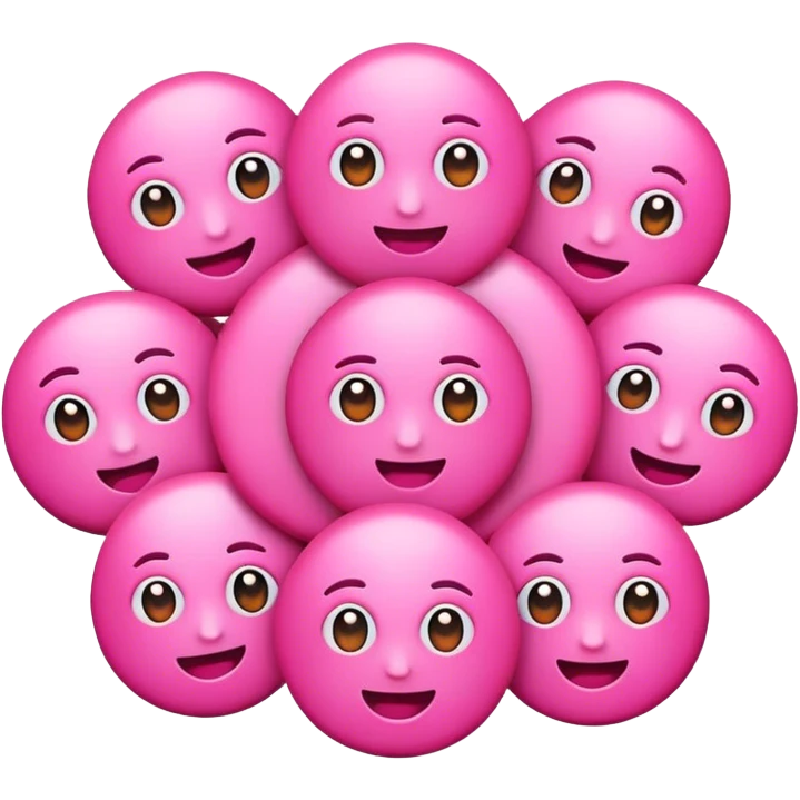 Pink emojis  emoji