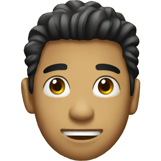 Corn with black hair emoji