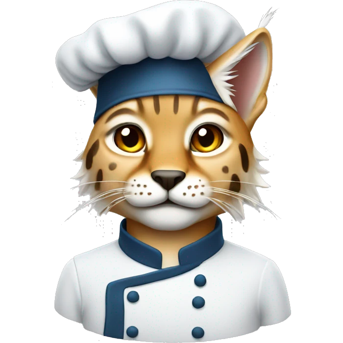 lynx with chef hat emoji