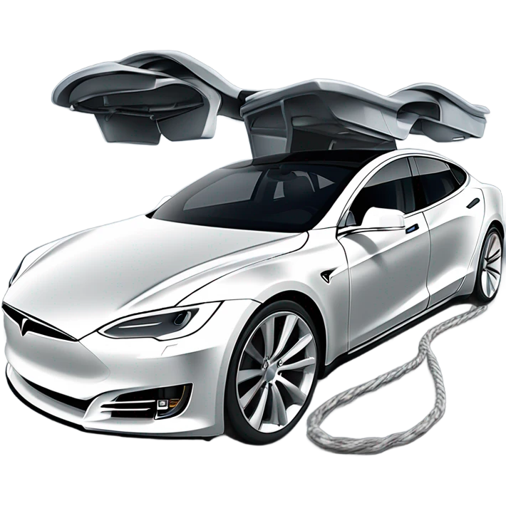 tesla model s getting repossessed  emoji