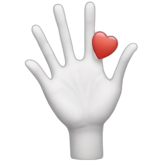 love hand emoji