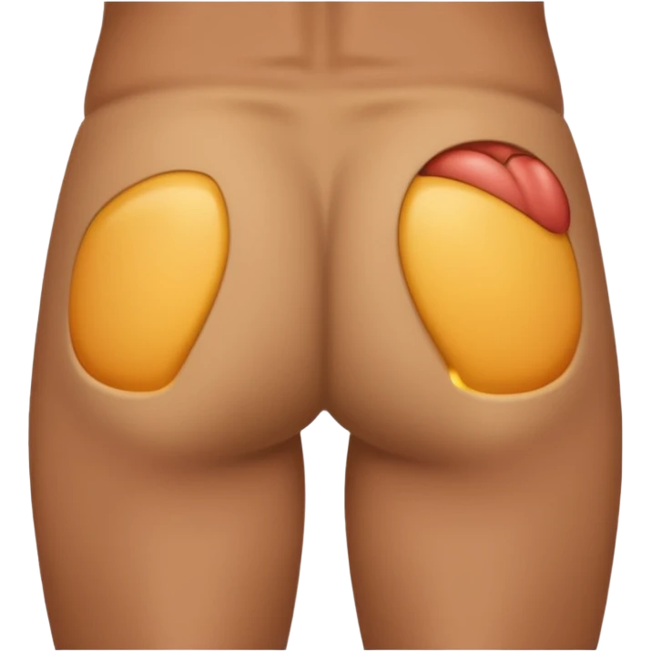 Holding butt  emoji