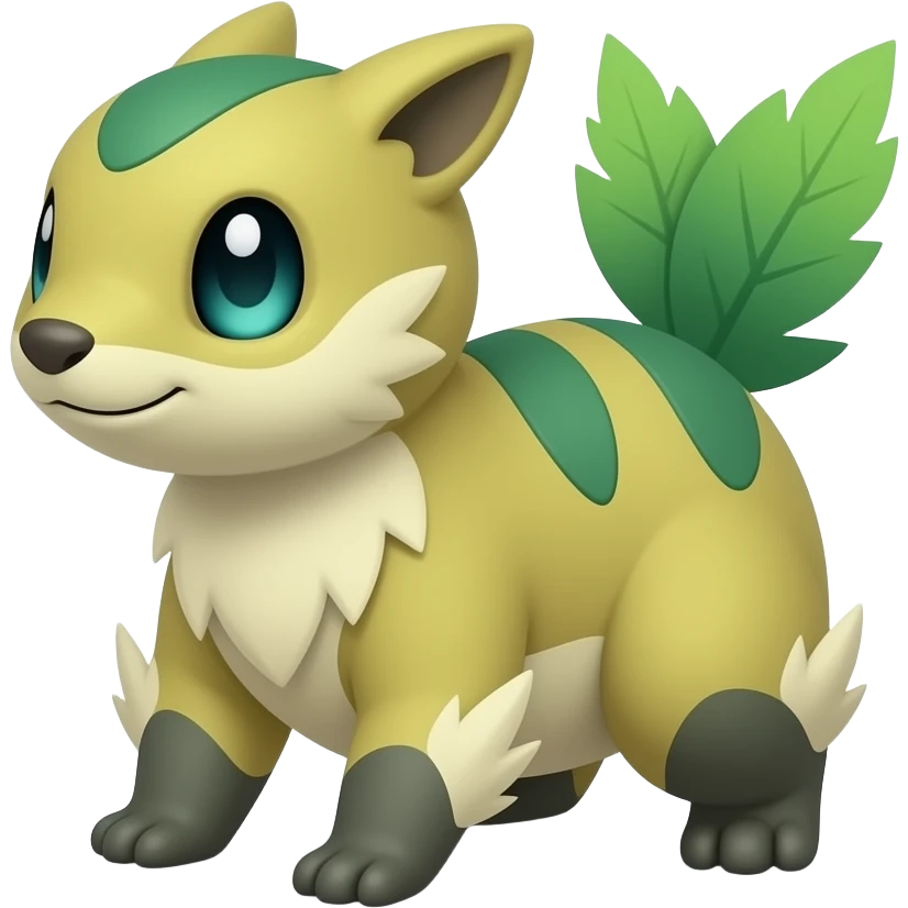 Treecko-Celebi-hybrid full body emoji