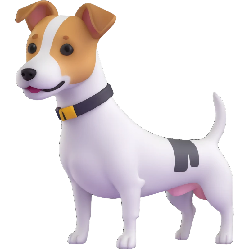 Jack Russell Terrier dog emoji