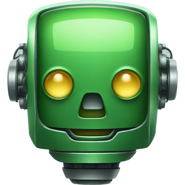 green robot emoji