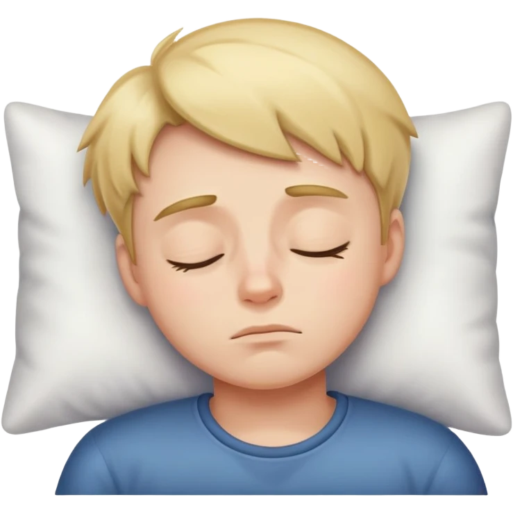 a sleepy boy emoji