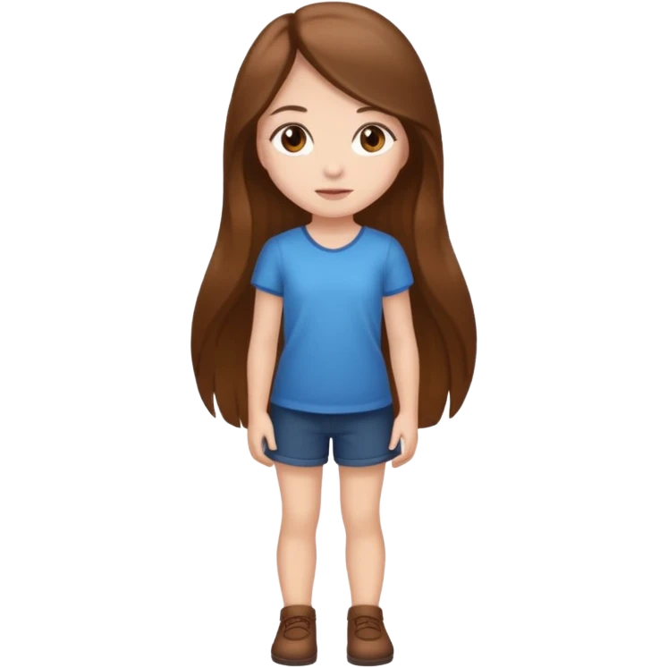 A full girl with full body emoji