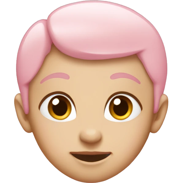 Baby pink heart emoji