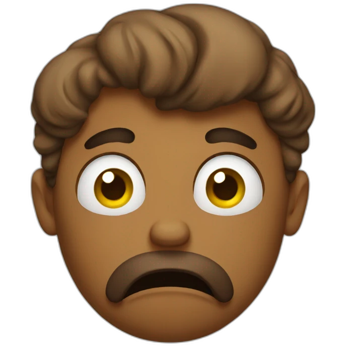 sad poop emoji
