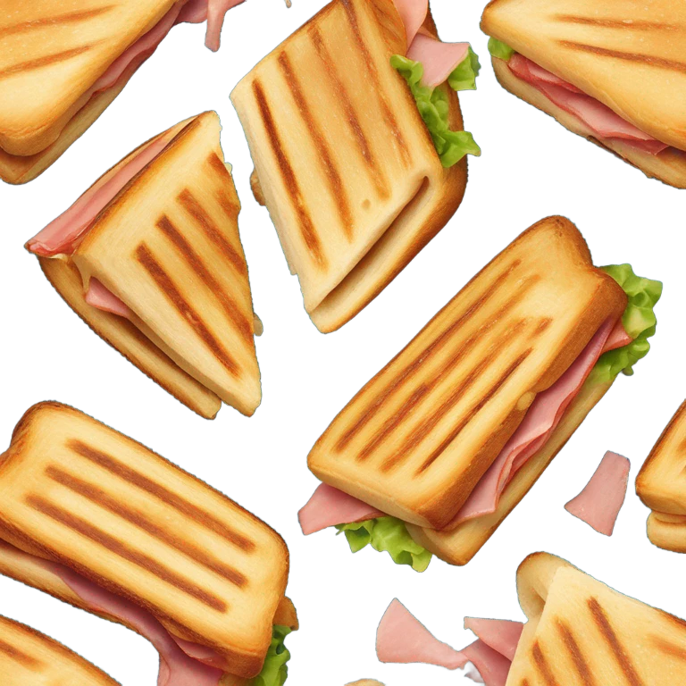 panini with ham and cheese emoji