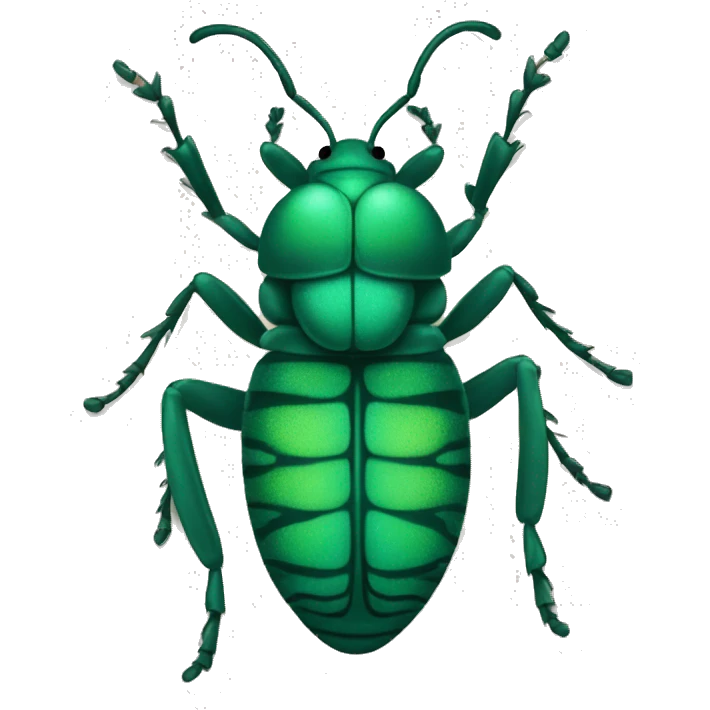 insecte long comme une chenille, avec 100 de pattes emoji