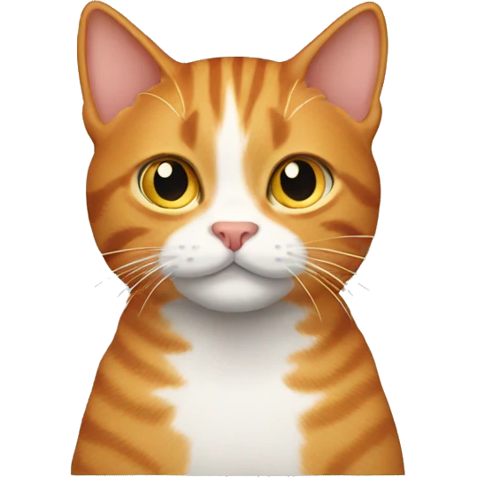Full ginger tabby cat emoji