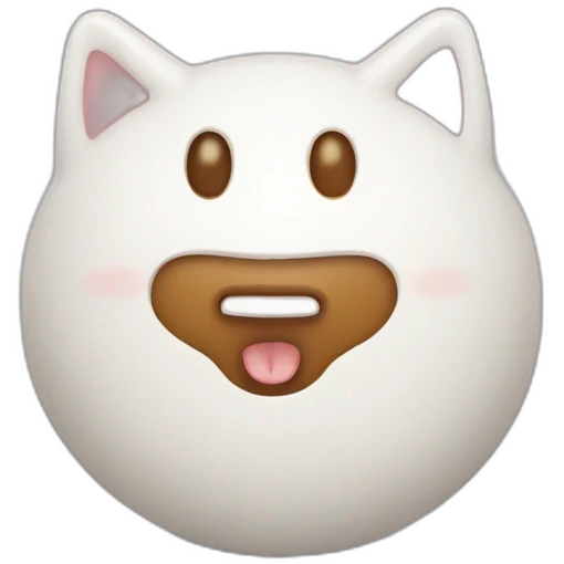 Chat et lait emoji