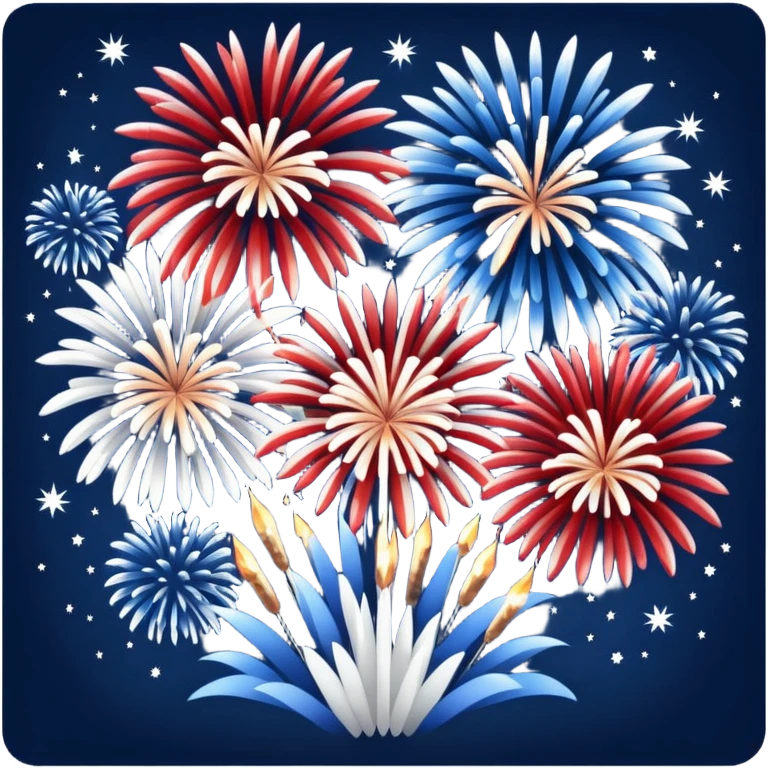 Red, White, and Blue Returning emoji