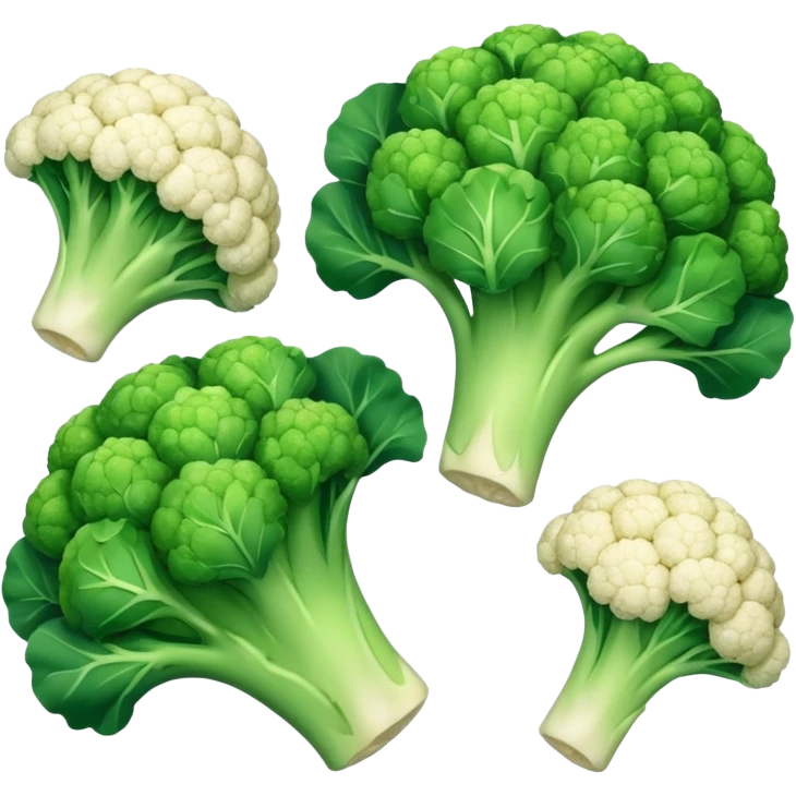 frozen broccoli and cauliflower emoji