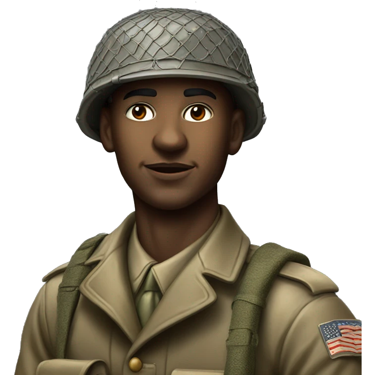 world war ii photorealistic infantryman emoji