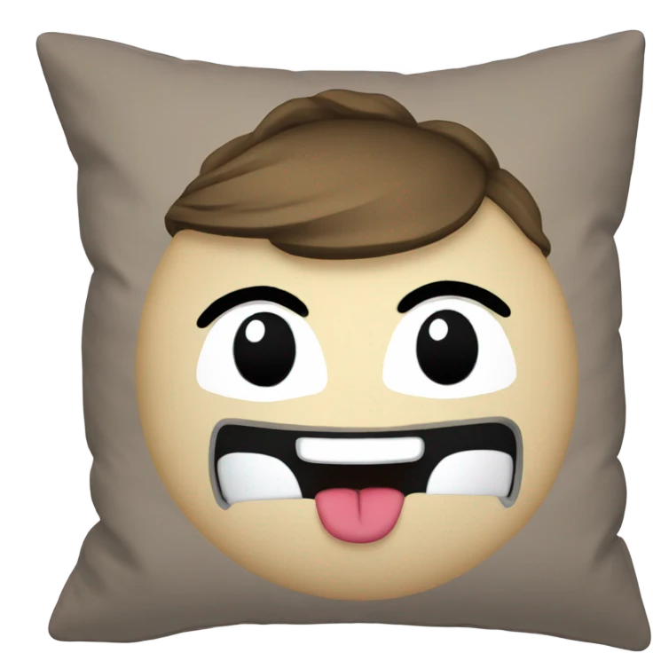 AJpillow with letters emoji