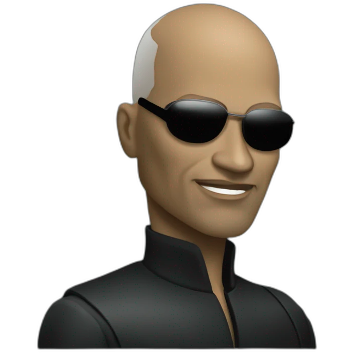 Morpheus the matrix emoji