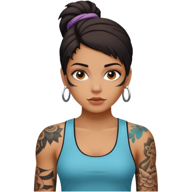 SUPER TATTOOED GIRL emoji