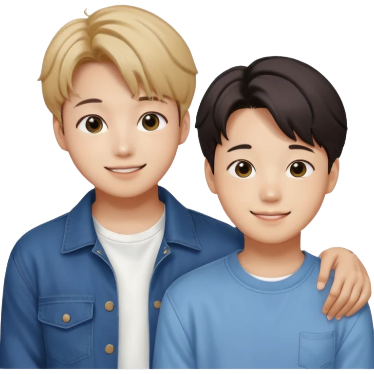 BTS Jungkook with Jimin BTS emoji
