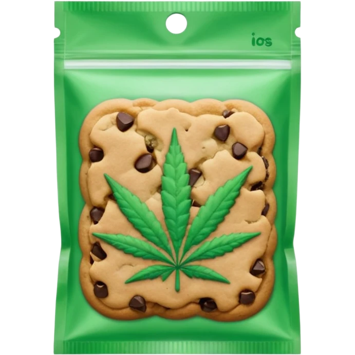 Weed pound baggie with the name medical cookies on it

 emoji